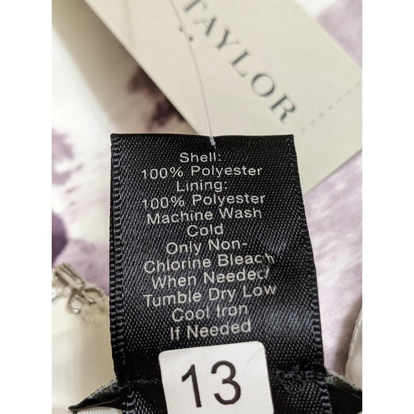 Size 0 new Ann Taylor purple flower floral dress $120 washable - Picture 10 of 11